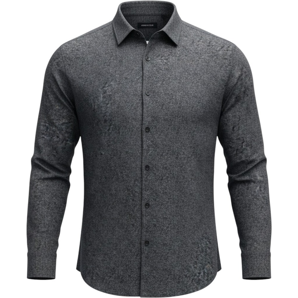 Kenneth Cole Techni-Cole Mens XL Charcoal Grey Stretch Button Down Shirt NWT